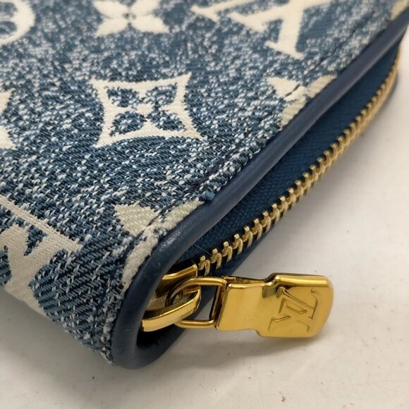 Louis Vuitton LV Long Wallet Navy Blue Monogram 700-042425 - Picture 4 of 9